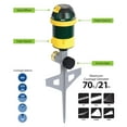 thumbnail image 7 of Melnor 6-Pattern Rotary Sprinkler with Step Spike, 7 of 7
