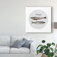 thumbnail image 3 of Trademark Fine Art 'Three Fish II' Canvas Art by Emma Scarvey, 3 of 4
