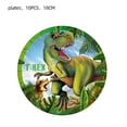 thumbnail image 4 of Decoraciones de fiesta temáticas de dinosaurios de Jurassic World, vajilla desechable, plato, mantel, globos, suministros de fiesta de cumpleaños para niños, 4 of 4
