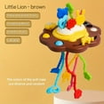 thumbnail image 4 of Baby Drawstring Toy, Sensory Development Toy, 1 To 3 Years Old, Animal Lion, Bed Hanging Toy ( Drawstring Color Matching Random), 4 of 4