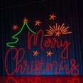 thumbnail image 2 of Handmadetneonsign Christmas Neon Neon Sign, Merry Christmas Wall Art Decor, Christmas Holiday Wall Decor, 2 of 5
