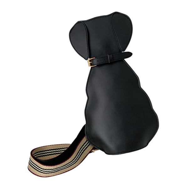 Bolso de hombro para mujer, correa de hombro ajustable, elegante, versátil, para el pecho Negro