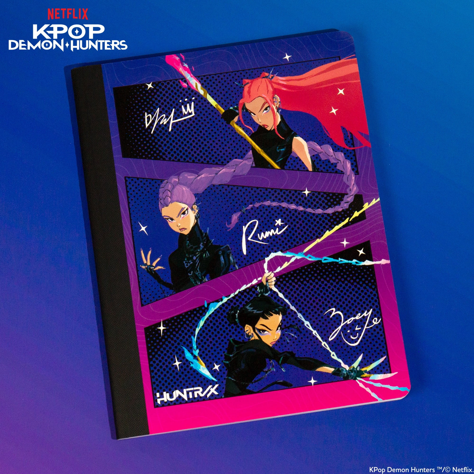 Netflix KPop Demon Hunters™ Composition Notebook, 80 Wide-Ruled Pages