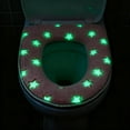 thumbnail image 6 of Glow in The Dark Toilet Seat Cover, Washable Plush Toilet Seat, Universal Zipper Toilet Lid, Polyester Flannel with Luminous Strip, for Winter Bathroom Night Use, Soft Toilet Mat, 6 of 6