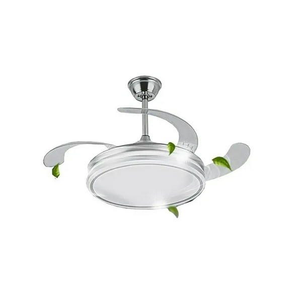 Ventilador de techo Retráctil Megaluz con Lámpara LED