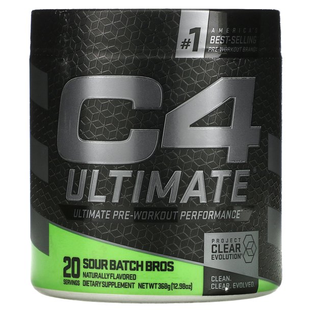 Cellucor C4 Ultimate Pre Workout Performance Sour Batch Bros 12 98 Oz 368 G Walmart Com