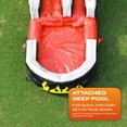thumbnail image 4 of JumpOrange 19’ Flame Commercial Grade Water Slide with Splash Pool for Kids and Adults (with Blower), Outdoor Indoor, Wet Dry Use, Tall Inflatable, 4 of 5