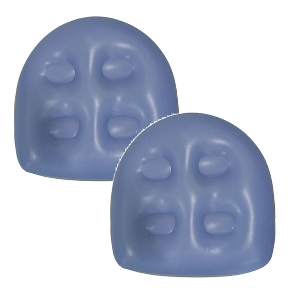 2Pcs Spa And Hot Tub Booster Seat Pad With Suction Cup Back Support Bath Spa Pad Soft Inflatable Massage Cushion Portable Pools Spa Hot Tub Seats Accessories For Adults Cushion