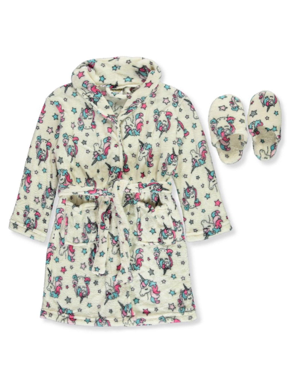 infant robe and slippers