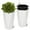White, variant on Roromall 22.5" Tall Planters Set of 2 with Rolling Wheels, Water Level Monitor, Independent Water Inlet, for Indoor and Outdoor Use