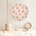 thumbnail image 5 of Kdxio Strawberries Bone China Decorative Plate Ceramic Decorative Plate for Home Office Wall Stand Decorative Plates for Home Bedroom-8in, 5 of 6