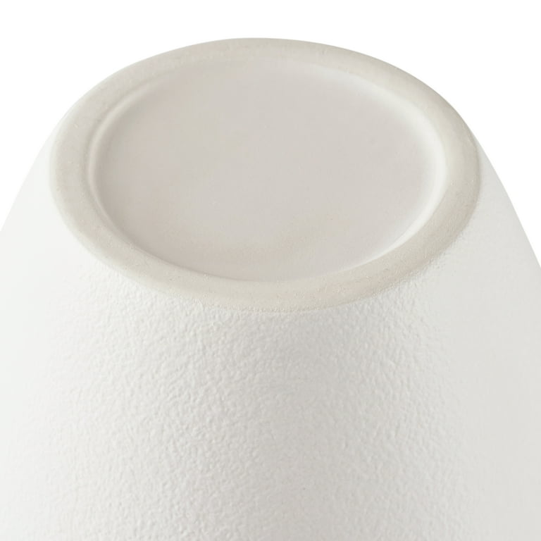 Better Homes & Gardens White Ceramic Vase with Handles, 9.45 Inch photo 5