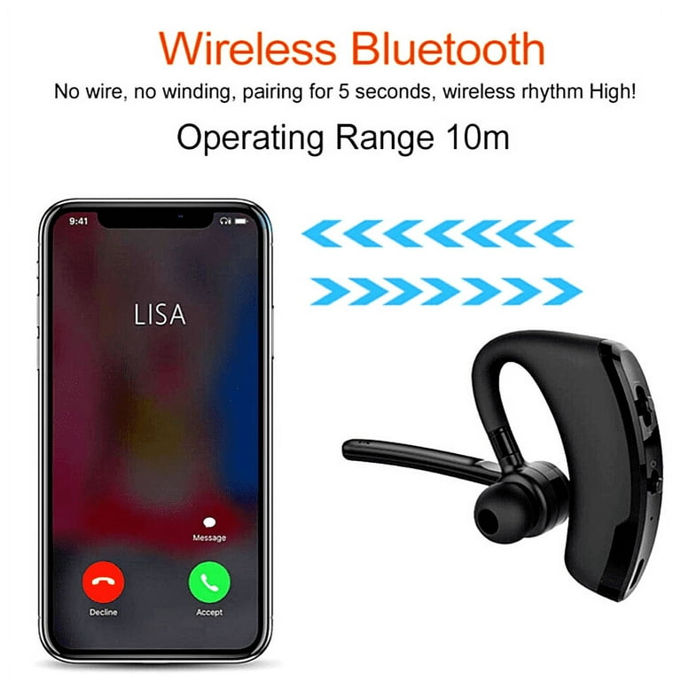 Audifonos Auriculares Inalambrico Bluetooth Universales Para Telefonos Cell  1Pcs