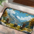 thumbnail image 4 of ONETECH Summer Vista Beautiful Realistic Landscape Square Doormat Indoor/Outdoor/Front Door/Bathroom Mats 19.68*39.37 in, 4 of 6