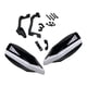 thumbnail image 3 of Paramanos de motocicleta, protectores de freno, resistentes al viento, ligeros, de alta resistencia. Negro, 3 of 8