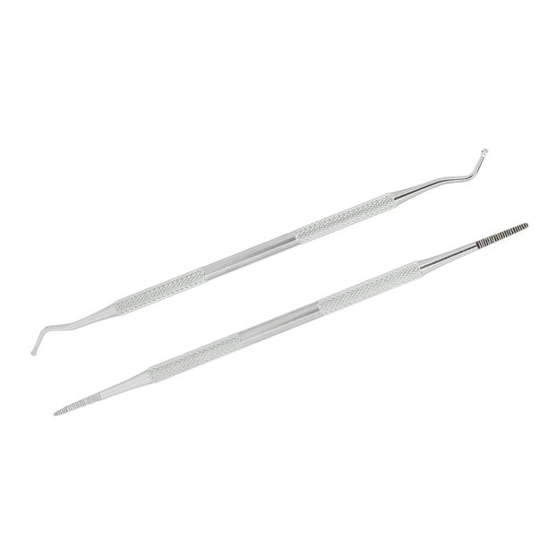 Herramientas para limpieza de uñas de los pies 2 piezas Kit de herramientas para uñas encarnadas de 34 de acero inoxidable para eliminar la suciedad para uso diario para ANGGREK Otros