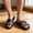 #052-Black, variant on Unisex Beach Sandals – Anti-Slip Wear-Resistant Soft Sole Slides for Home Outdoor and Casual Wear in Spring Summer