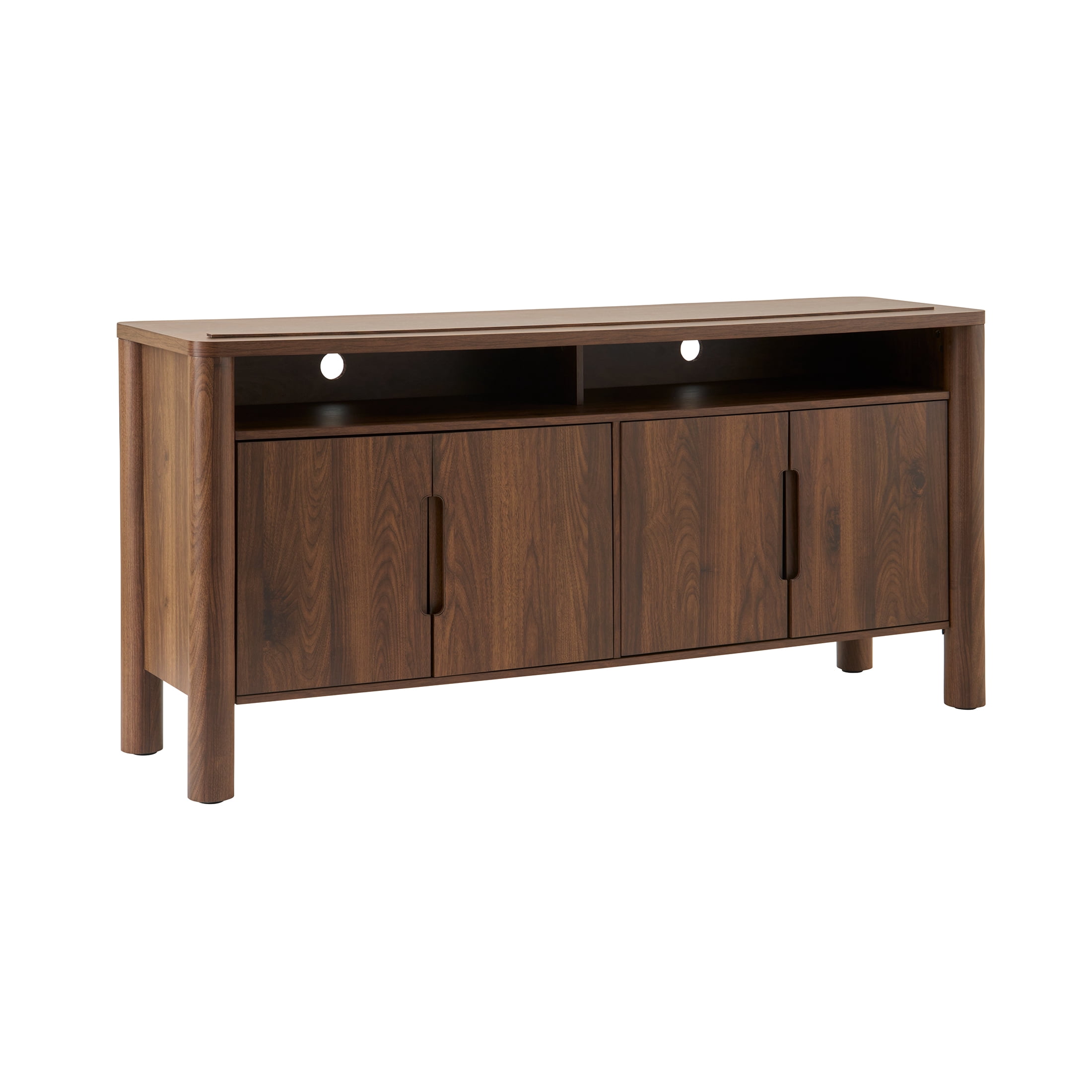 Better Homes & Gardens Adlin TV Stand for TVs up to 70", Walnut Finish
