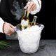 thumbnail image 4 of Cubo de hielo ZHAOCHENG acrílico grueso 4 litros para 2 botellas de vino o champán, 4 of 5