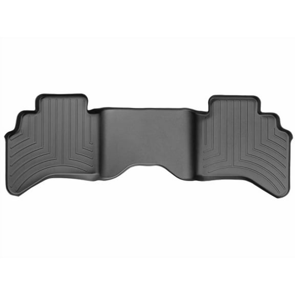 WeatherTech Custom Fit FloorLiners compatible with Dodge Ram Truck 2500/3500, Ram Truck 1500 - 2nd Row, Black
