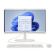 thumbnail image 1 of All in One HP 21.5" FHD, Intel Celeron N100, 12GB RAM DDR5, 128GB SSD, Windows 11, Blanco Cachemir, con Teclado en Español, 1 of 5