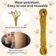 thumbnail image 4 of Cuerda de yute de 6 mm y 50 m para rascador de gatos, resistente, gruesa, de macramé natural, color amarillo jengibre, 4 of 9