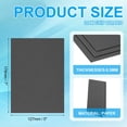 thumbnail image 2 of Uxcell 7x5x0.01" Chipboard Sheets, 20Pcs 12PT Thick Book Board Binders Board Sturdy Bookbinding Supplies, Black, 2 of 7
