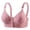 A2_Pink, variant on VISALY Front Closure Wireless Push Up Bras for Older Women Full Coverage Supportive Bralettes Seniors Everyday Wirefree Seamless Full Support Cotton Soft Comfy Front Snap Bralette Beige 36