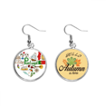 thumbnail image 1 of Portugal amor corazon Landscap bandera nacional Pendiente del lóbulo de la joyería del pendiente de la hoja del otoño Unbranded M, 1 of 3