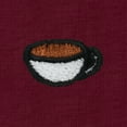 thumbnail image 2 of Dalix Lil Coffee Embroidered Lightweight Jersey Tee Summer Cute Food Womens in Maroon XL X-Large, 2 of 5