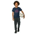 thumbnail image 6 of Youth Hook 'N Buoy American Crab T-Shirt – Kids’ Nautical Graphic Tee (Navy, XS), 6 of 6
