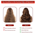 thumbnail image 5 of Hair Trimmer Automatic Home Care Clipper 2-in-1 for Dry Damaged Splitting Broken Brittle Straight Curly Frizzy Beauty Styling - Red, 5 of 9