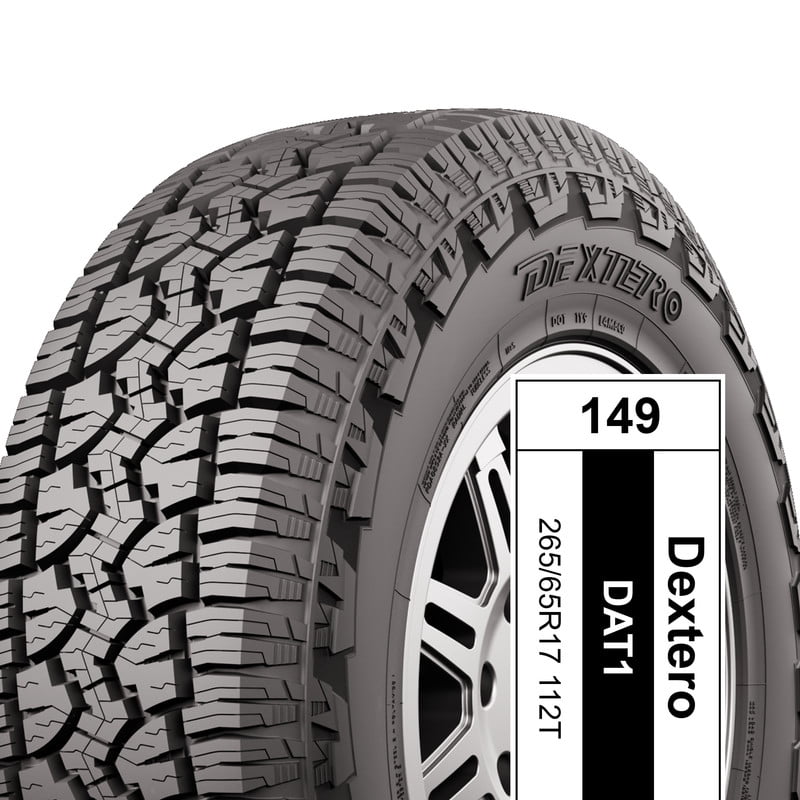 Dextero All Terrain 265/65R17 - Tires for manufacturing - Walmart