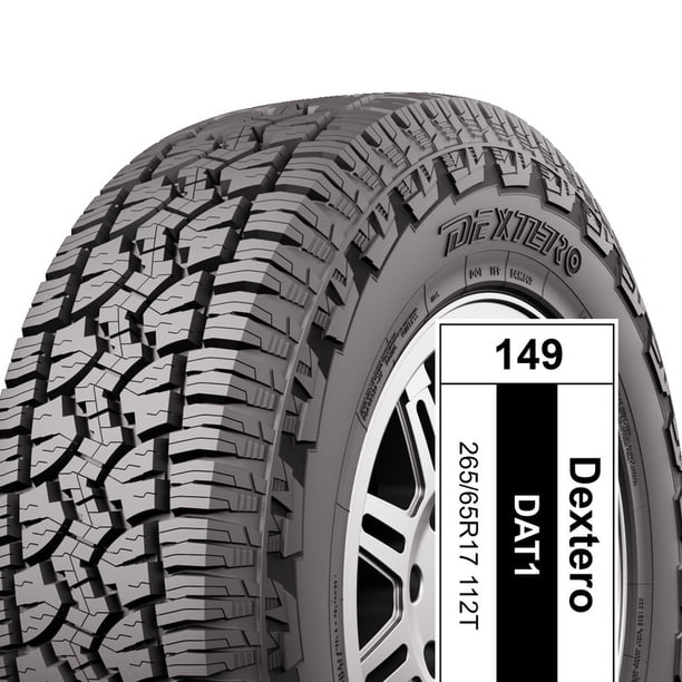 Dextero All Terrain 265/65R17 - Tires for manufacturing - Walmart