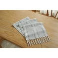 thumbnail image 7 of SEARIPE Rustic Table Runner with Tassels, Cotton Linen Boho Table Runner for Party Dining Home Decor Farmhouse Table Runners Gray 13"x90", 7 of 7