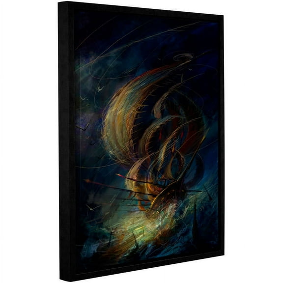 ArtWall Philip Straub "The Apparition" Gallery-wrapped Floater-framed Canvas