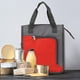 thumbnail image 5 of Bolsa isotérmica de picnic (1 unidad), bolsa térmica plegable con compartimentos de gran capacidad para comida a domicilio y para comer al aire libre (roja)., 5 of 9