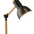 thumbnail image 3 of Luz LED de madera con cabezal giratorio, luz sencilla para mesita de noche, protección ocular, lectura, luz nocturna creativa para decoración de escritorio, 3 of 7