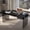 Black, variant on NessCarsti 53.14" Modern Tempered Glass Office Desk, Minimalist Rectangular Workstation Table, Sturdy Clear Design for Home Office & Living Room