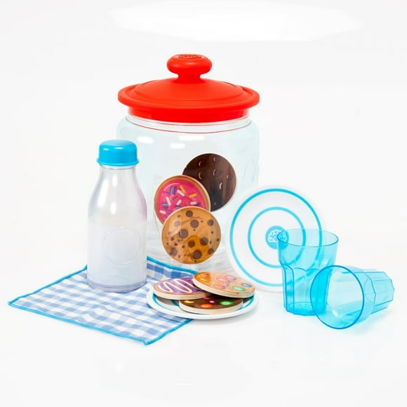 Set de juegos de simulación con leche y galletas de Fat Brain Toys, 24 x 15 x 15 cm