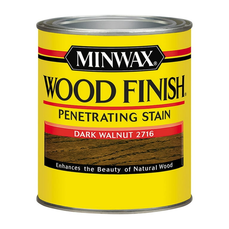 Minwax Wood Finish Penetrating Stain, Dark Walnut, 1/2 Pt