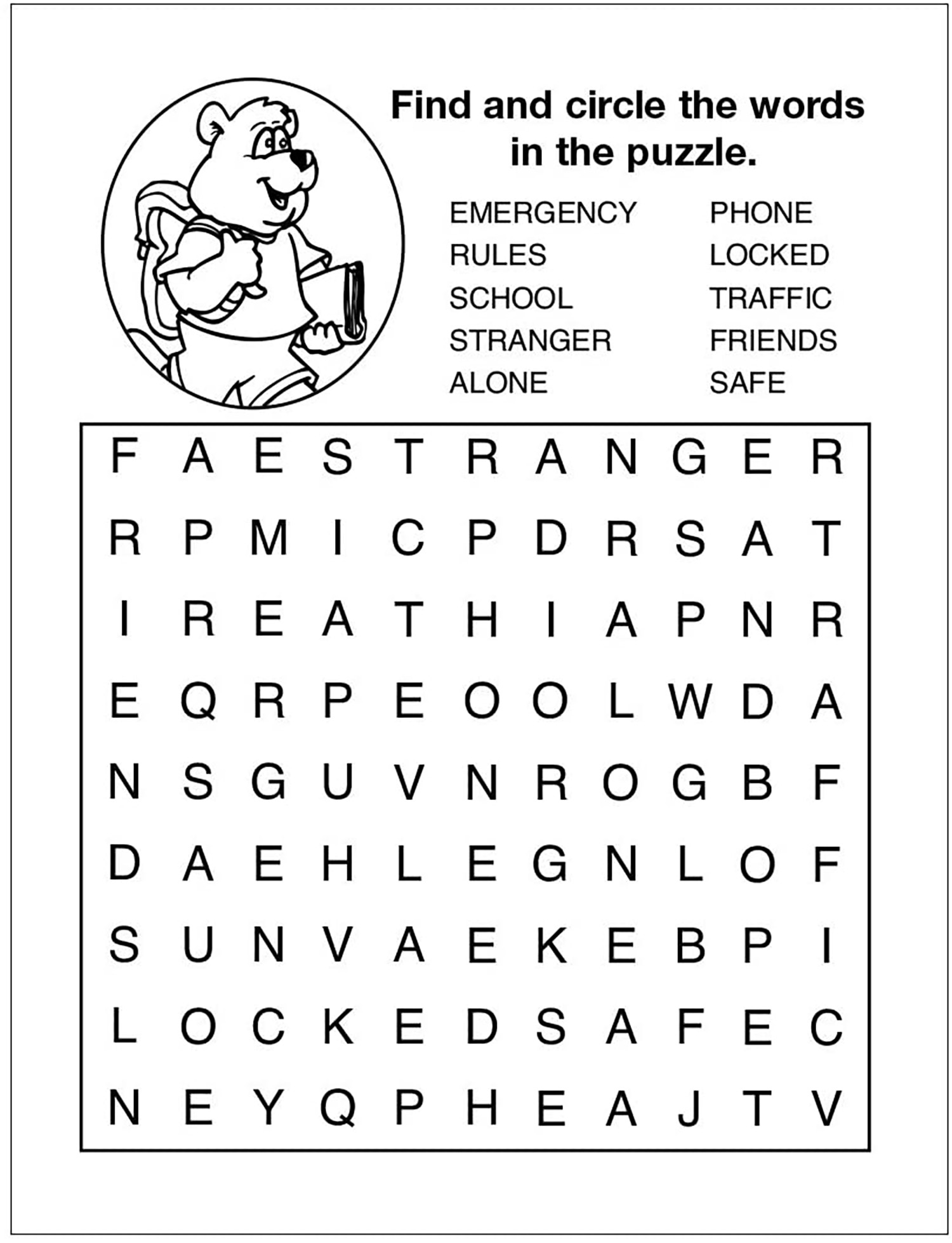 ZoCo: 25 Pack - After School Safety Kid's Educational Coloring & Activity Books