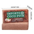 thumbnail image 3 of Ladrillo de fibra de coco para plantas: sustrato de cultivo de uso general con virutas de cáscara gruesa para verduras, flores y hierbas. Sustrato natural que mejora el drenaje y la aireación para u, 3 of 6