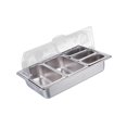 thumbnail image 4 of Buffet Chafer Set Chafing Buffet Chafer Set fiestas bandeja de comida de acero inoxidable eventos fiesta Catering comedor frotamiento plato 5 ranuras, 4 of 9