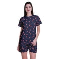thumbnail image 1 of Moomaya T-Shirts pour Femmes à Manches Courtes en Coton Doux Pyjama pour Femmes Nuisette Décontractée, 1 of 6