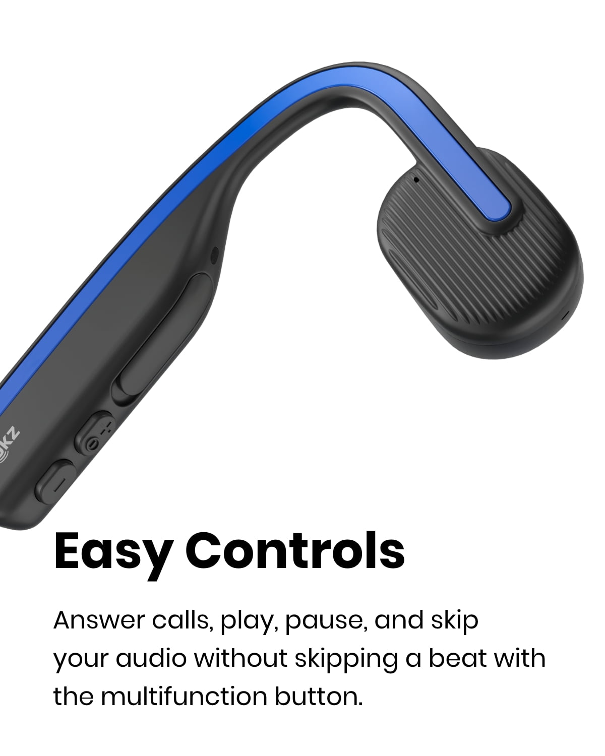 Shokz OpenMove Running Headphones, Bone Conduction, Wireless
