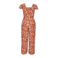 thumbnail image 2 of Jumpsuit Ocean Pacific Talla EG Escote V con Estampado Hojas Anaranjado, 2 of 4