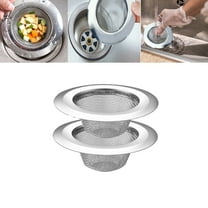CELNNCOE 2 Pack Kitchen Sink Drain Strainer,Kitchen Sink Strainer Stainless Steel, Sink Strainers with Large Wide Rim 2.87" Diameter for Bathroom Sink, Utility, Slop, Laundry, RV and Lavatory