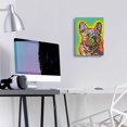 thumbnail image 4 of Epic Art 'French Bulldog III' by Dean Russo, Acrylic Glass Wall Art, 12"x16", 4 of 8