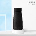 thumbnail image 1 of Mini Flat 60% Color Handle Black Sun Umbrella Ladies Small Portable Bag Sun Umbrella Printable, 1 of 6